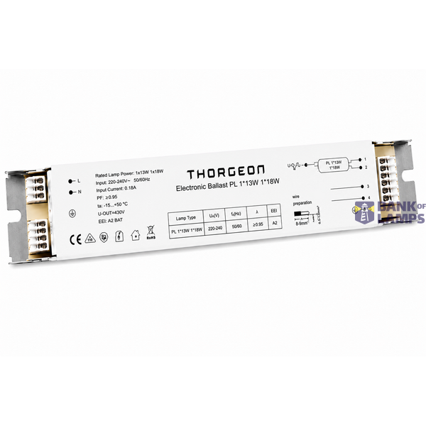 Electronic Ballast PL 1*13W 1*18W image 1