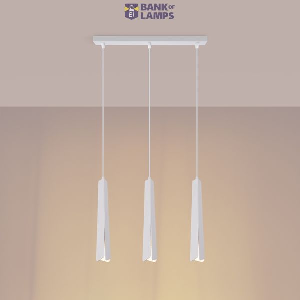 Pendant lamp PRYSM 3L white image 2