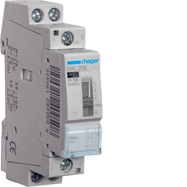 Relay 16A, 1NO+1NC, 230V image 1