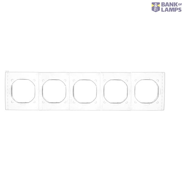 SAT-SAT-RTV double aerial socket, atten.: 1dB, cream white/electro white image 1