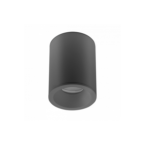 Ceiling luminaire housing SENSA AQUA, Ø85x115 mm, IP54, black image 1