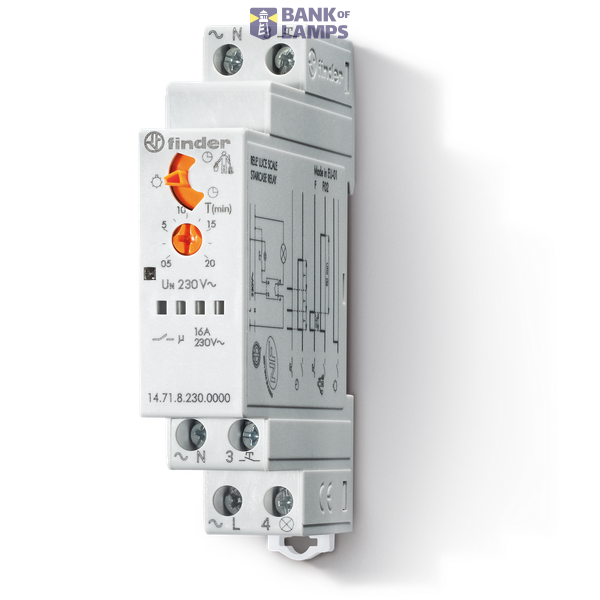 ELECTRONIC STAIRCASE TIMER PUSH-IN image 1