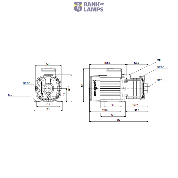 Horizontal multistage pump CM3-5 A-R-A-V-AQQV 400Y 50Hz image 4