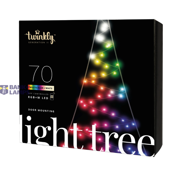 70L 5MM matt+diffuse RGB+W lens 2m door light tree, BT+WiFi, Gen II, IP44, Plug F image 1