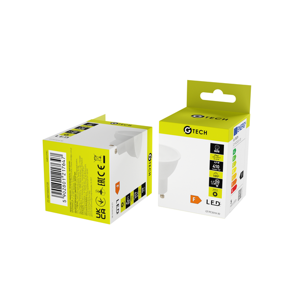 G-TECH LED Bulb GU10, 4.9 W, 410 lm, 3000K, AC220-240V, 120° image 3