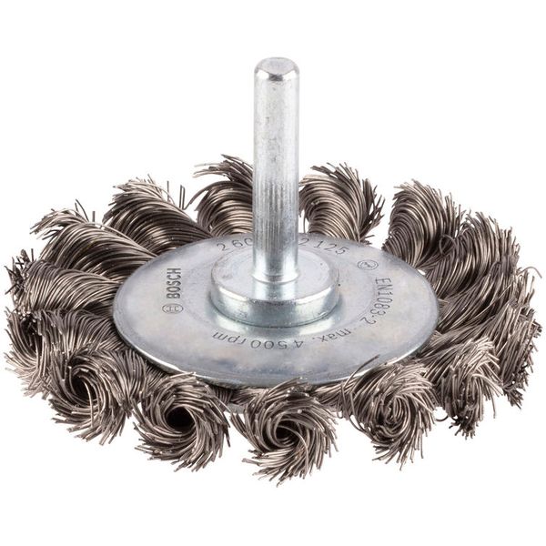 Wire Wheel Knotted 70x0.35 mm Stainless image 1
