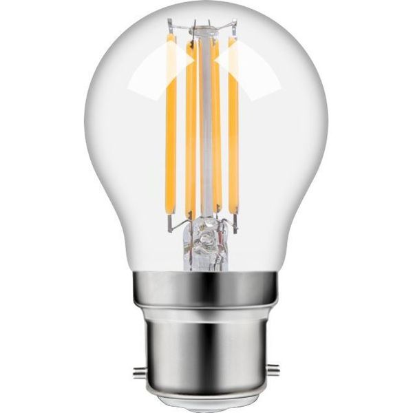 LED Ba22d Fila Ball G45x80 230V 470Lm 4.7W 925 AC Clear Dim image 1