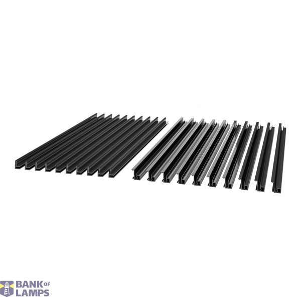 Panel Mounting Rail A&B x10 Black image 2