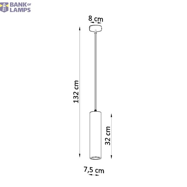 CERAMIC HANGING LAMP NANCY GU10 1X40W IP20 image 6