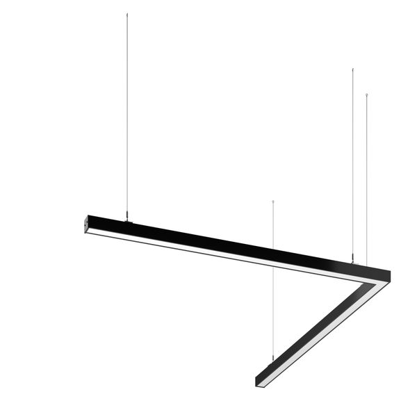 Basic battern luminaire NAVI CORNER 14 O ED BLK image 2