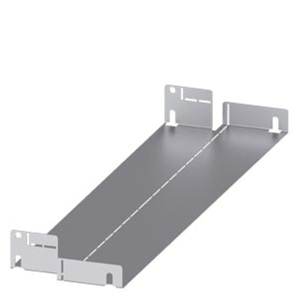 ALPHA 630 partition horizontal W=500 mm, D=250/320 mm sheet steel image 1