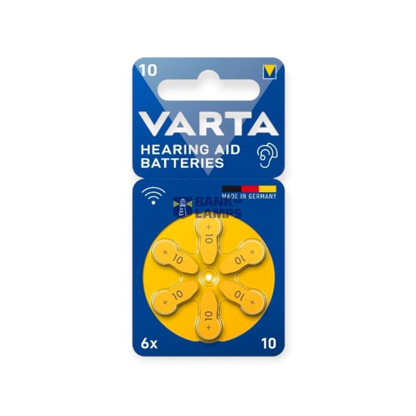 VARTA 24610 Hearing Aid 10 BL8 image 1
