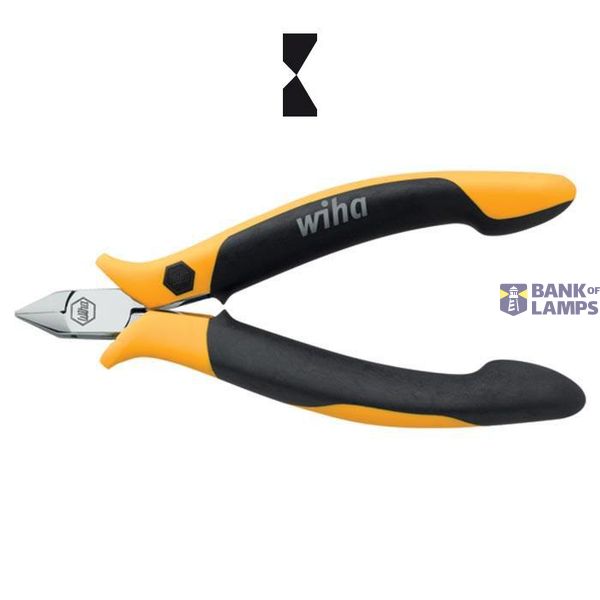WIHA Zijkniptang Professional ESD smalle, spitse kop met klein facet Z image 1