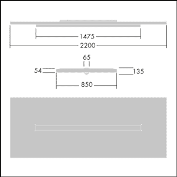 ARENA LED6500-840 HFSX TW WL6 EDP - Suspended luminaire image 3