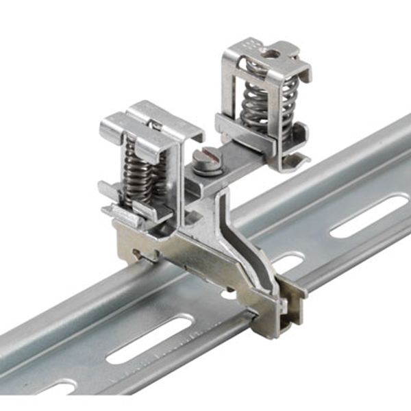 Clamping yoke, Set of fixings, Steel image 1