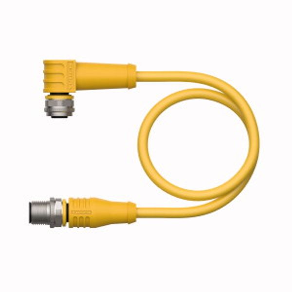 Actuator and Sensor Cable, PUR Extension Cable   WKS4.5T-15-RSS4.5T/TXY3013 image 1