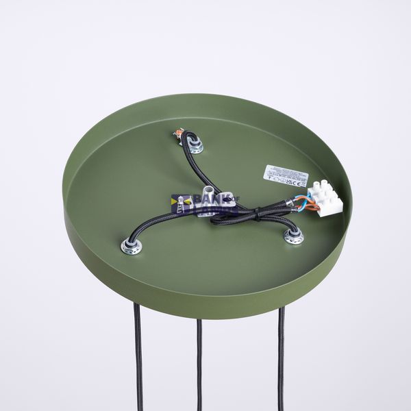 Pendant lamp HALO 3P olive green image 7