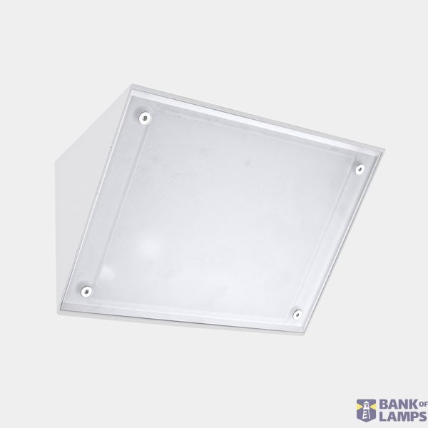 Wall fixture IP65 Curie Big LED 25.1W SW 2700-3200-4000K ON-OFF White 2941lm image 1