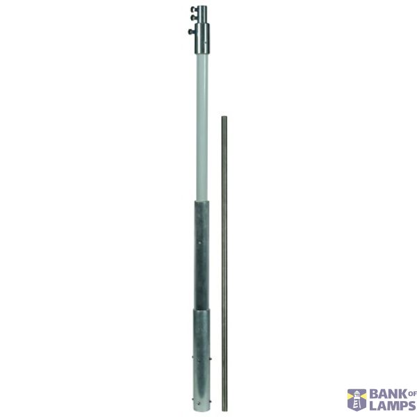 Supp. tube D 30 mm L 2875 mm GRP/Al/StSt w. air-ter.rod D10 L1000mm f. image 1