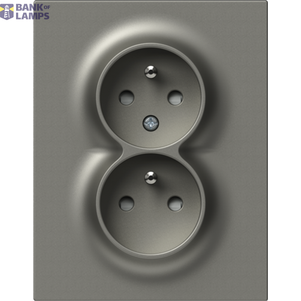 SOCKET FRENCH DOUBLE 2P+E 16A 250V~ TI F 4417112 image 1