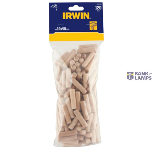 Wooden Dowels, 10x40mm, x120 image 1