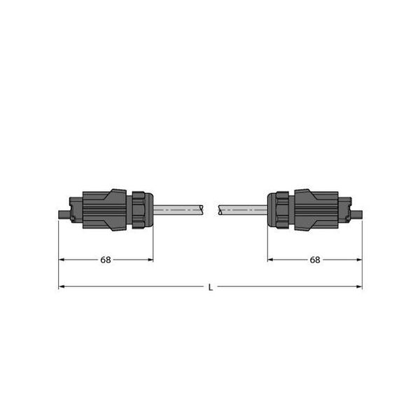 Power Cable, PUR Power cable according to AIDA   AIDA-GP-AIDA-GP-52-5M image 1