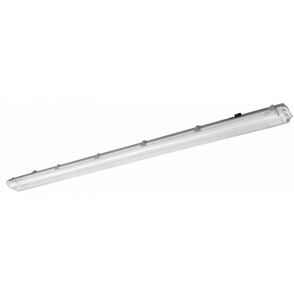 G-TECH Hermetic luminaire 258, 2x150 T8 LED (single-sided connection), G13, IP65, ABS/PS, gray image 1