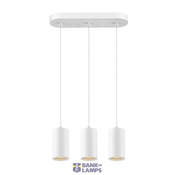 ASTO TUBE, pendant light, GU10, pendant length 250 cm, 3x max. 10 W, white image 1