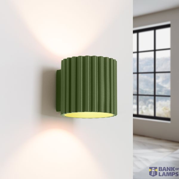 Wall lamp AURA olive green G9 image 6