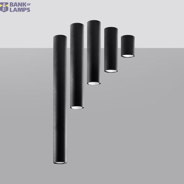SPOT LAGOS 10 BLACK GU10 1X40W IP20 image 9