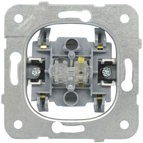 Two-way switch insert with neutral base, cage clamps image 1