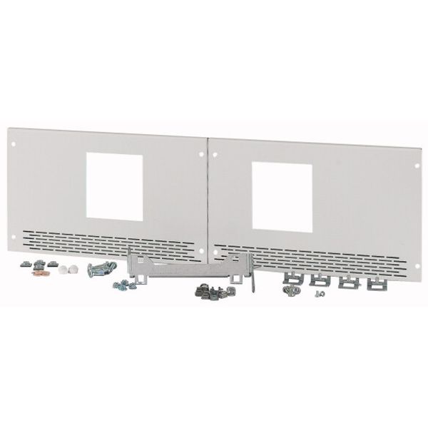 XMN240808C-BF-2 Front plate, 2xNZM2, twin, fixed version, W=800mm image 1