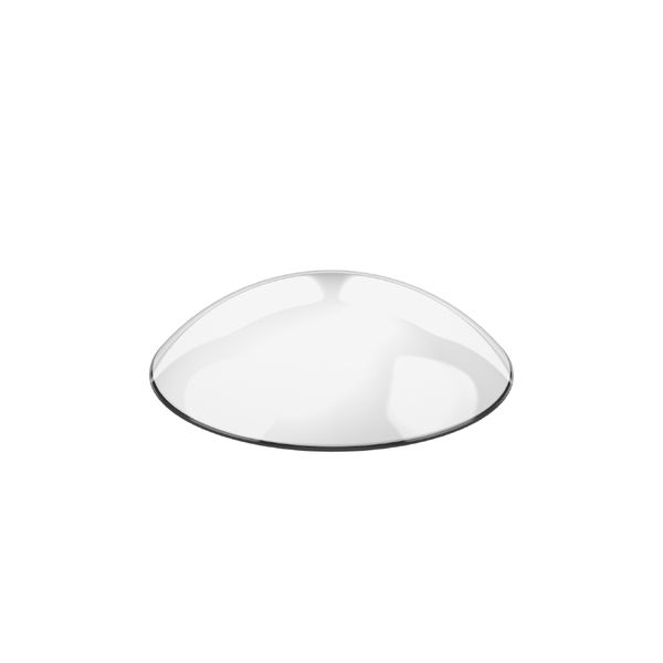 Replacement glass, moulded glass D 370 H 108 colour: white image 1