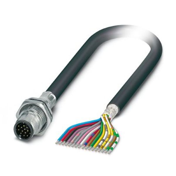 SACCBP-MS-17CON-M16/2,0-PVCSCO - Device connector, rear mounting image 2