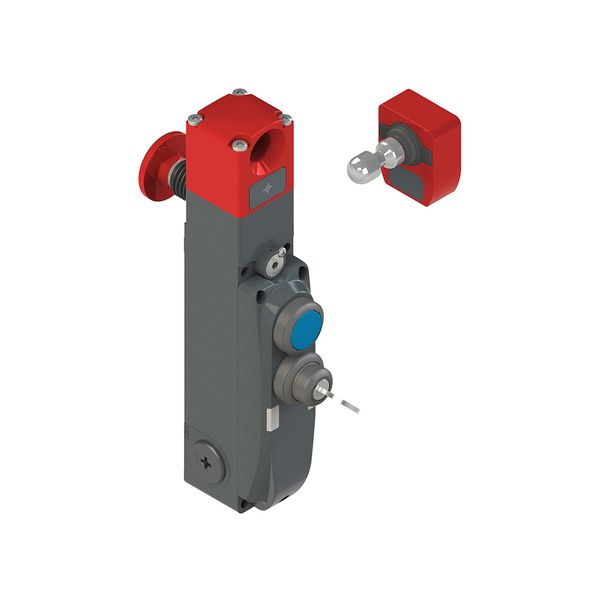 NG series safety switch with lock and integrated control devices, with actuator image 1