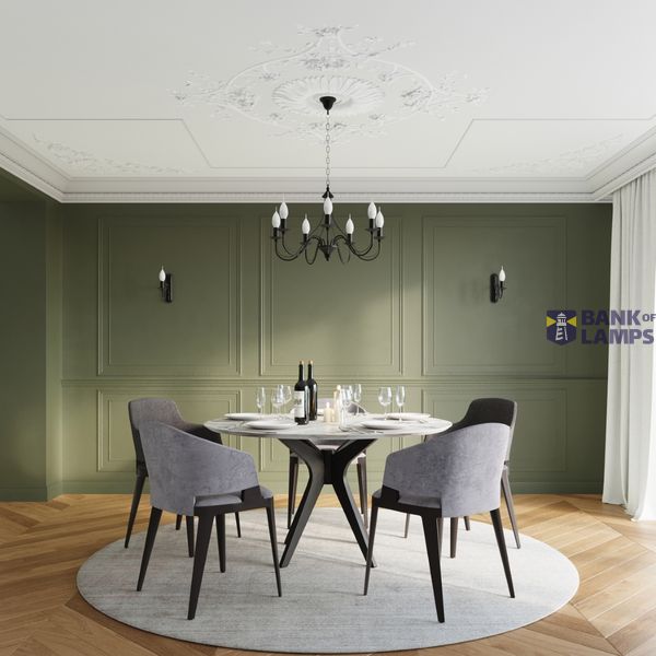 CHANDELIER MINERVA 3 BLACK E14 3X40W IP20 image 7
