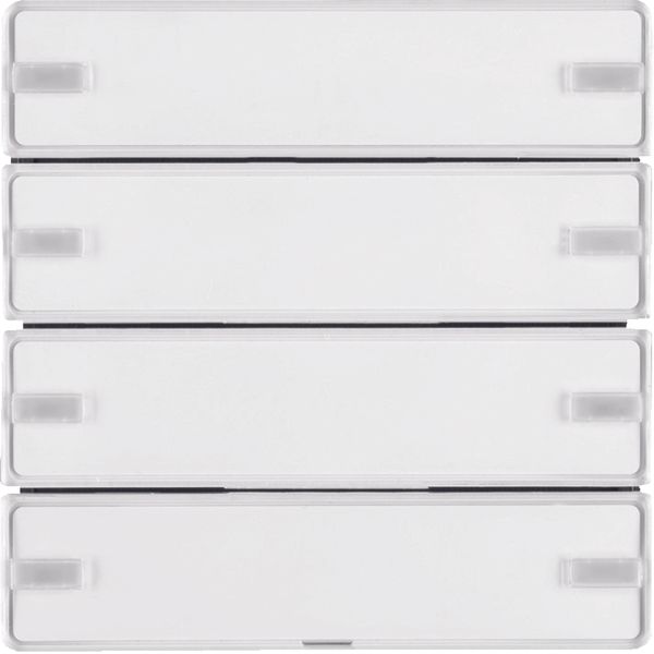 Push-button 4gang, + RGB LED, internal temp. sensor, KNX - Q.1/Q.3, p. image 1