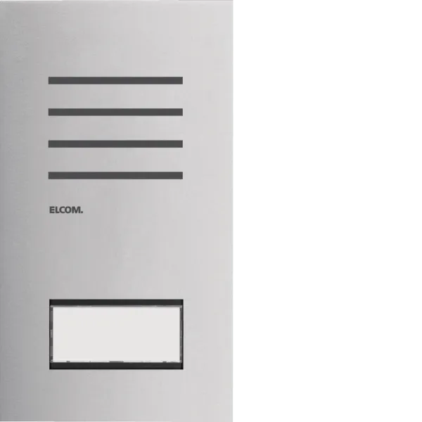 Door station audio 1/1 2-wire matt stainless steel ONE for door intercom systems image 1