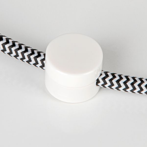 Wall Cord Grip Round Plastic White image 4