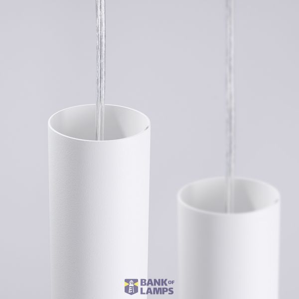 Pendant lamp LAMI 3P white image 4