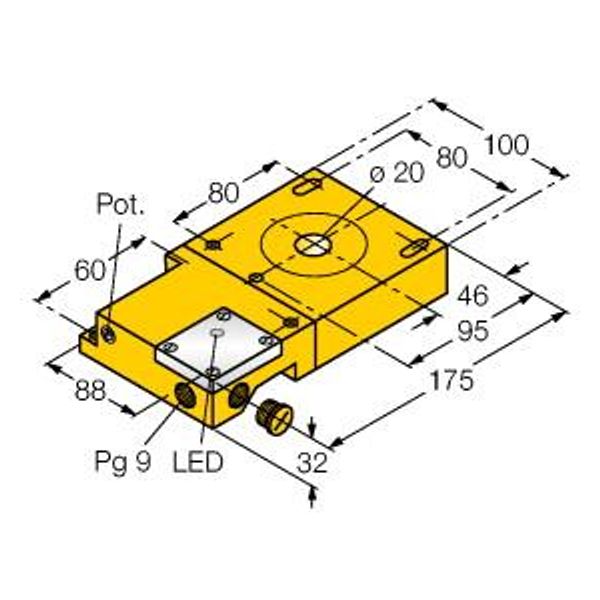 Inductive Sensor Ring Sensor   NI20R-S32SR-VP44X image 1