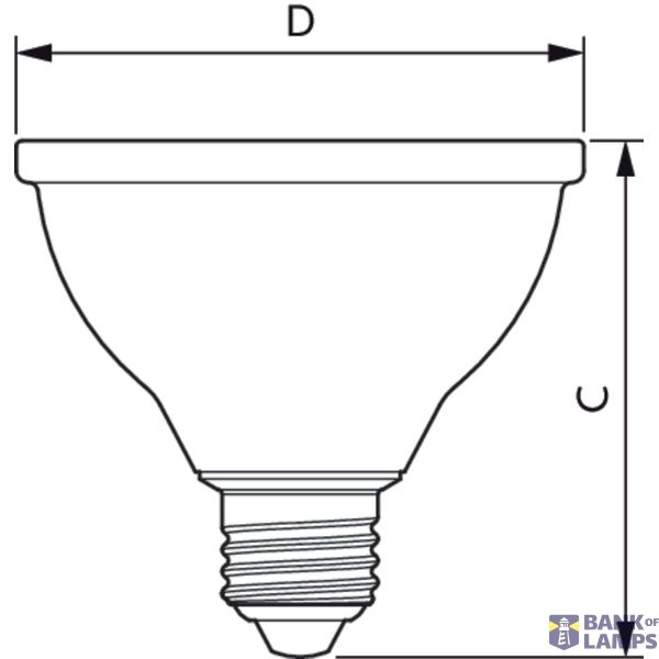 MAS LEDspot CLA D 9.5-75W 830 PAR30S 25D image 3