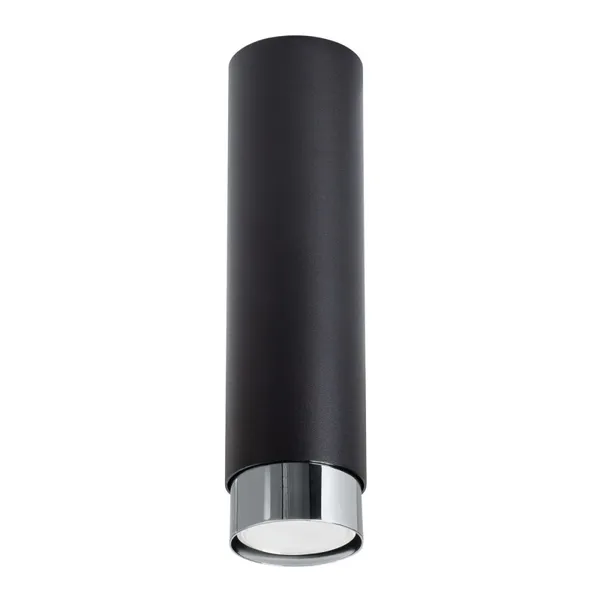 CEILING LAMP NERO 22.5 BLACK/CHROME 1XGU10 image 1
