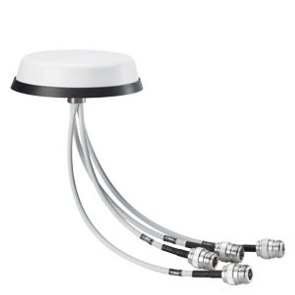 MIMO antenna, 4 port, omnidirectional, 2.3..7.2 GHz, IWLAN /5G private networks image 1