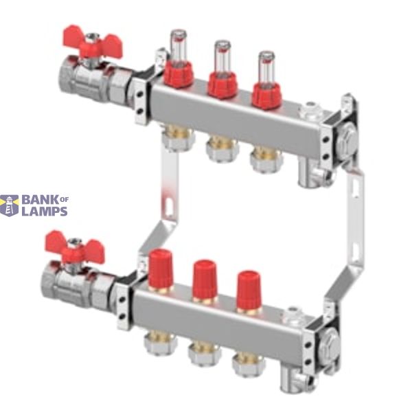 SSM manifold bundle, STAINLESS STEEL, Number of heating manifold connections [loops] [Max]: 3, 6 bar image 1