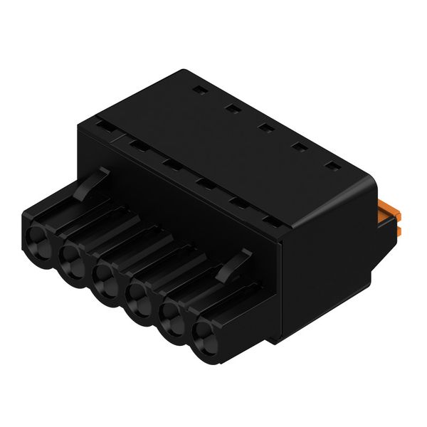 PCB plug-in connector, female plug, 5.00 mm, Number of poles: 6, 180°, PUSH IN with actuator, Clamping range, max. : 3.31 mm², Box image 2