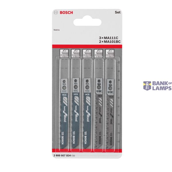 5-piece jigsaw blade set WoodMA 111 C (3x); MA 101 BC (2x) 5 pcs. image 1
