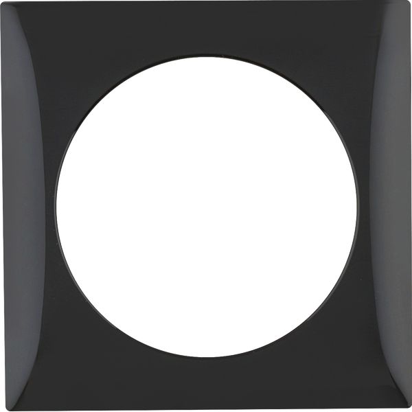 Integro Flow Frame, 1-Gang Black Glossy image 1