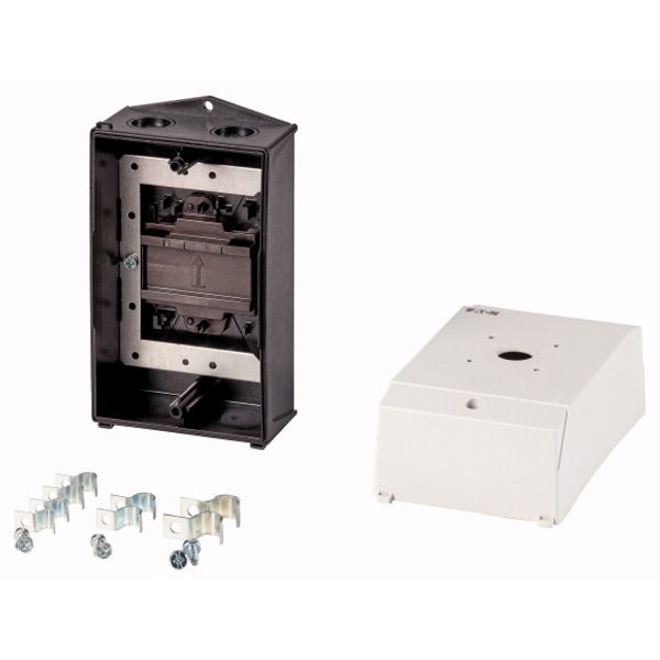 CI-K2H-T0-2-MBS Insulated enclosure CI-K2H, H x W x D = 181 x 100 x 80 mm, for T0-2, hard knockout version, with mounting plate screen image 1