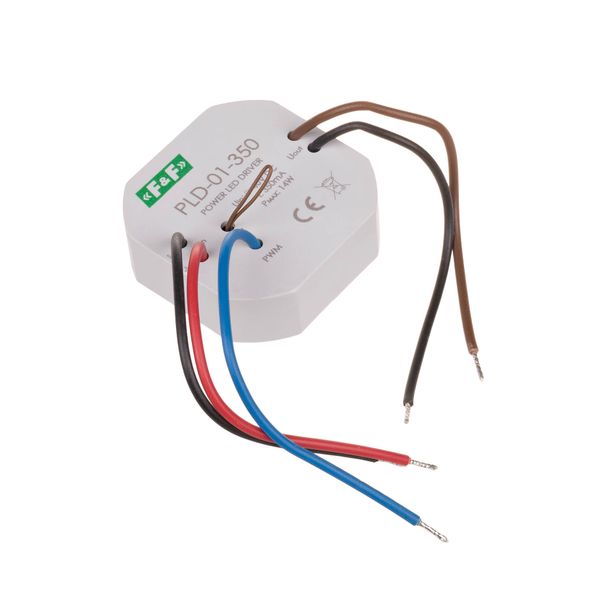 LED power supply, input voltage 5Ã·40V DC, mounting in a Ø60 box, 350W image 6